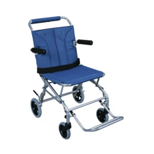 brand model super light folding transport chair sl18 blue transport chair