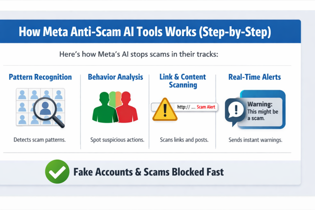 How Meta Anti-Scam AI Tools Works (Step-by-Step)
