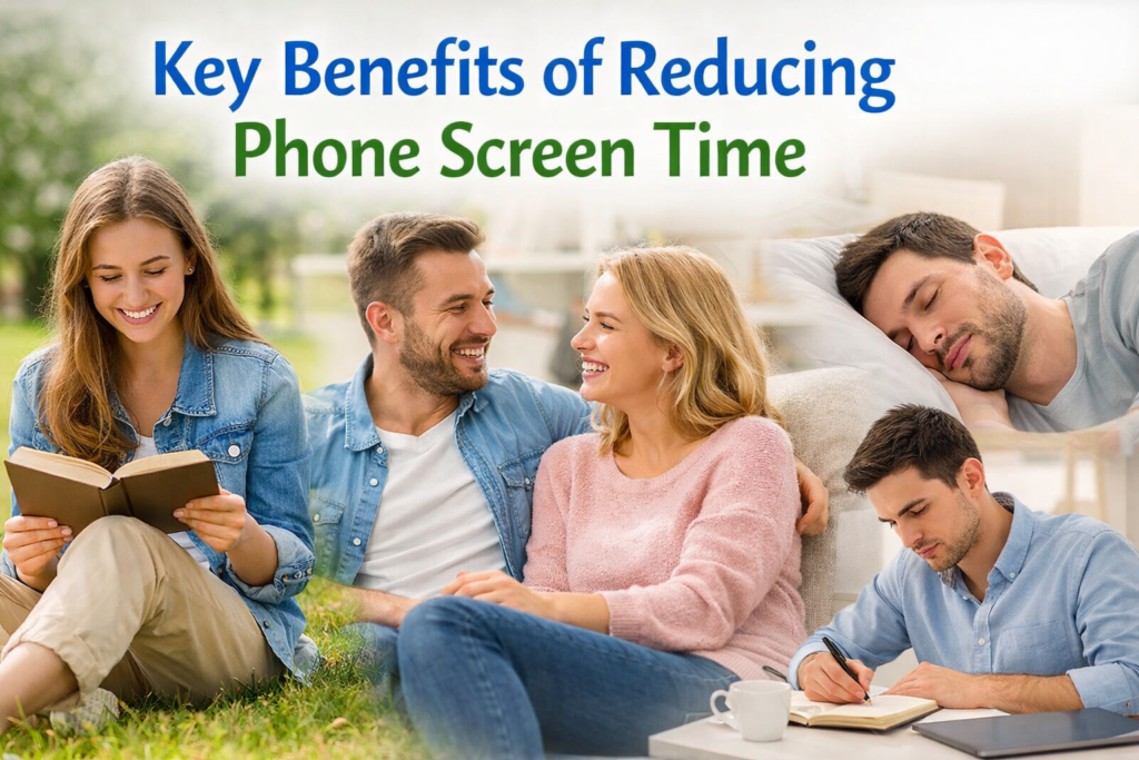 Key Benefits of Reducing Phone Screen Time