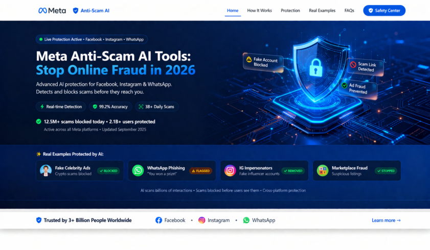 Meta Anti-Scam AI Tools Stop Online Fraud
