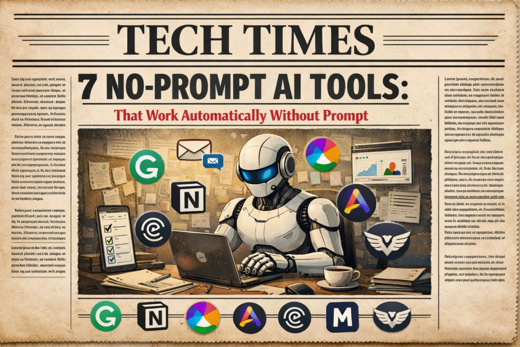 No-Prompt AI Tools That Work Automatically Without Prompt