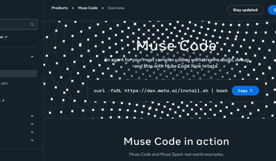 Meta Launched Muse Code AI Coding Agent