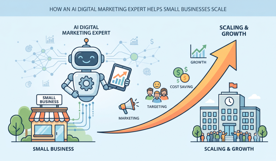 How an AI Digital Marketing Expert Helps Grows Small Businesses